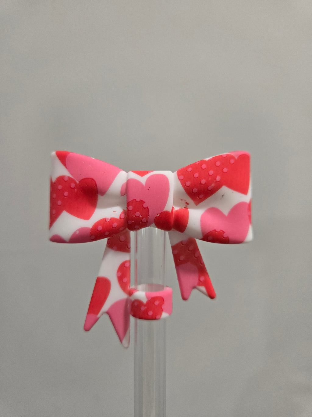 10MM BigValentines Bow Strawtopper