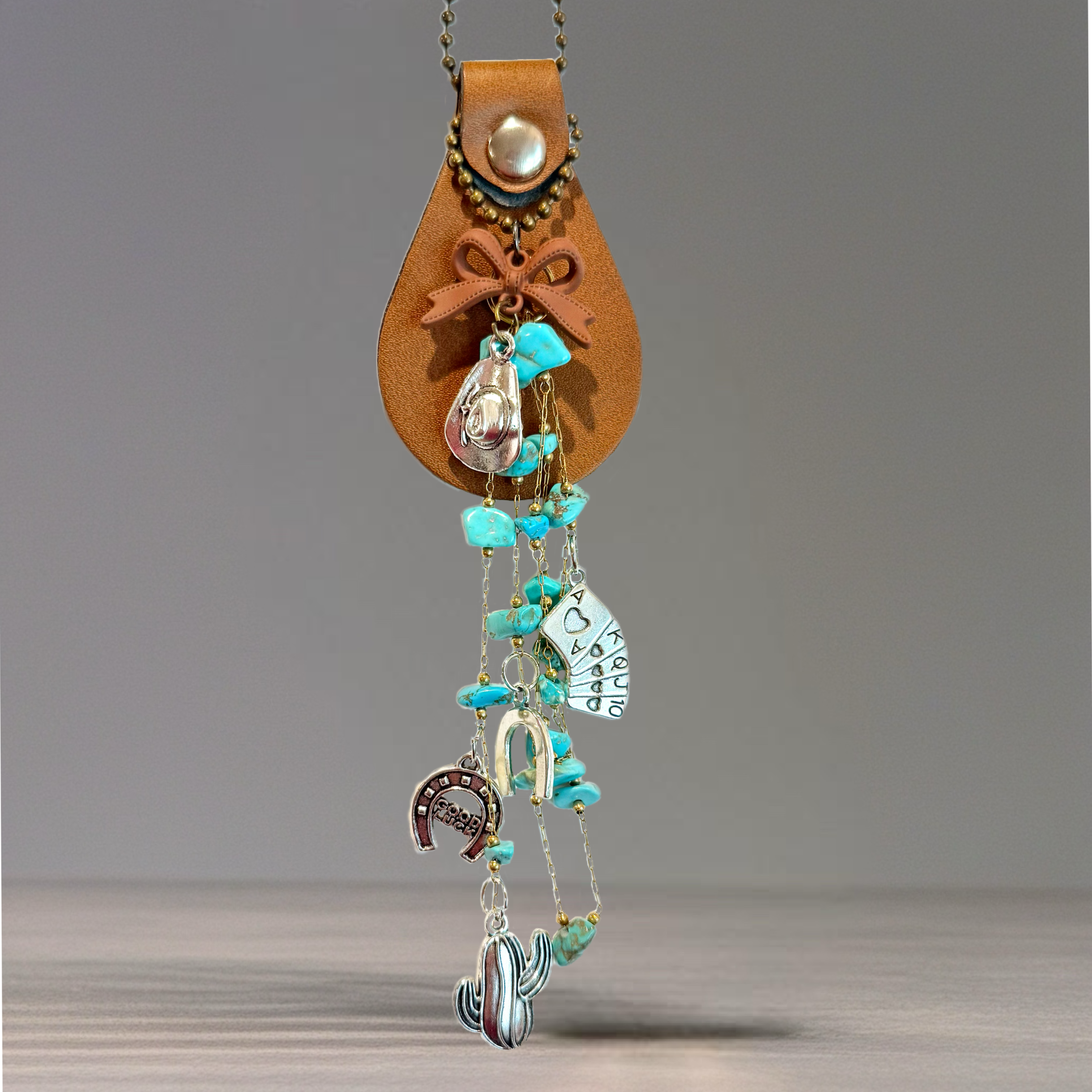 *Limited Edition* Turquoise Trails Charm - Tumbler Handle Charm