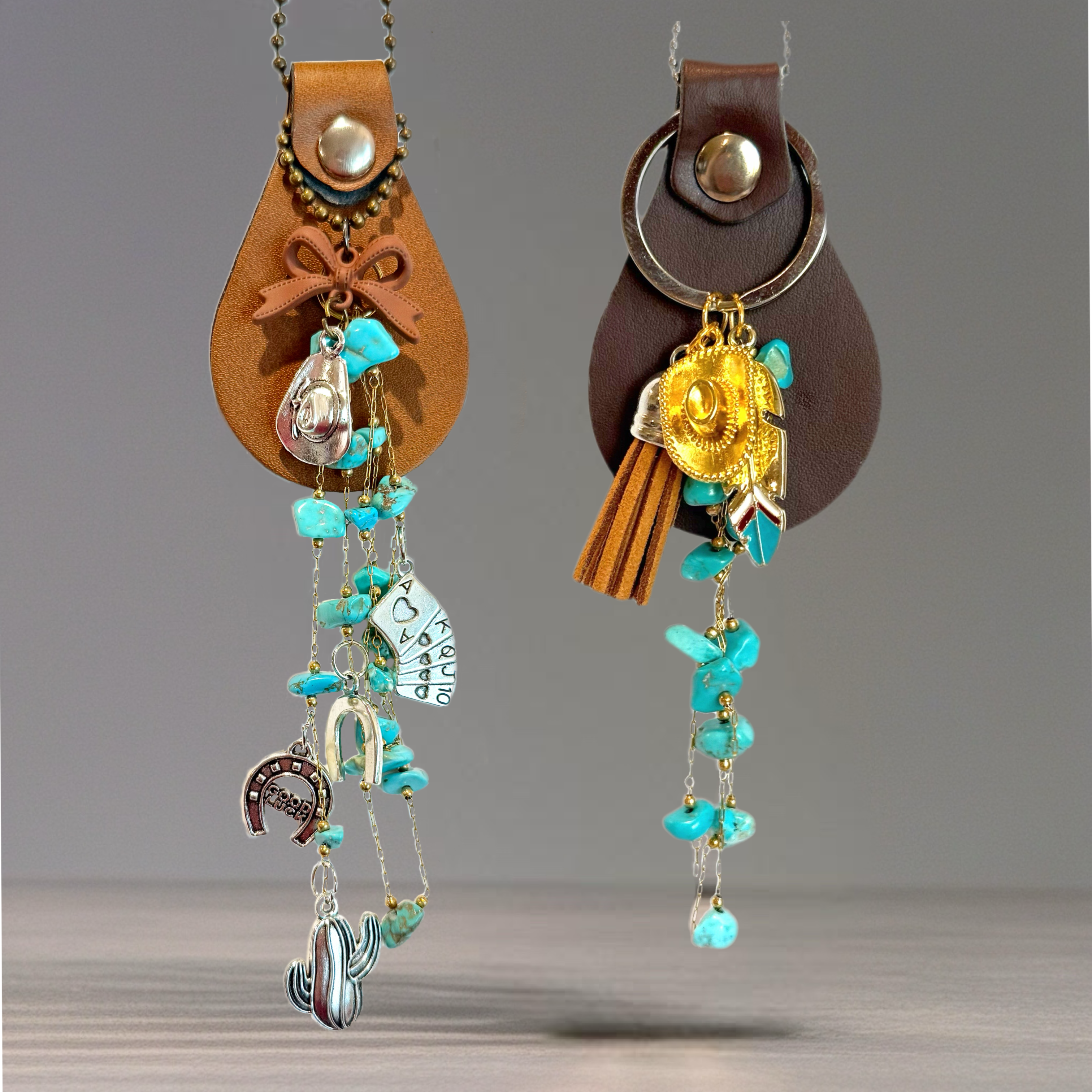 *Limited Edition* Turquoise Trails Charm - Tumbler Handle Charm